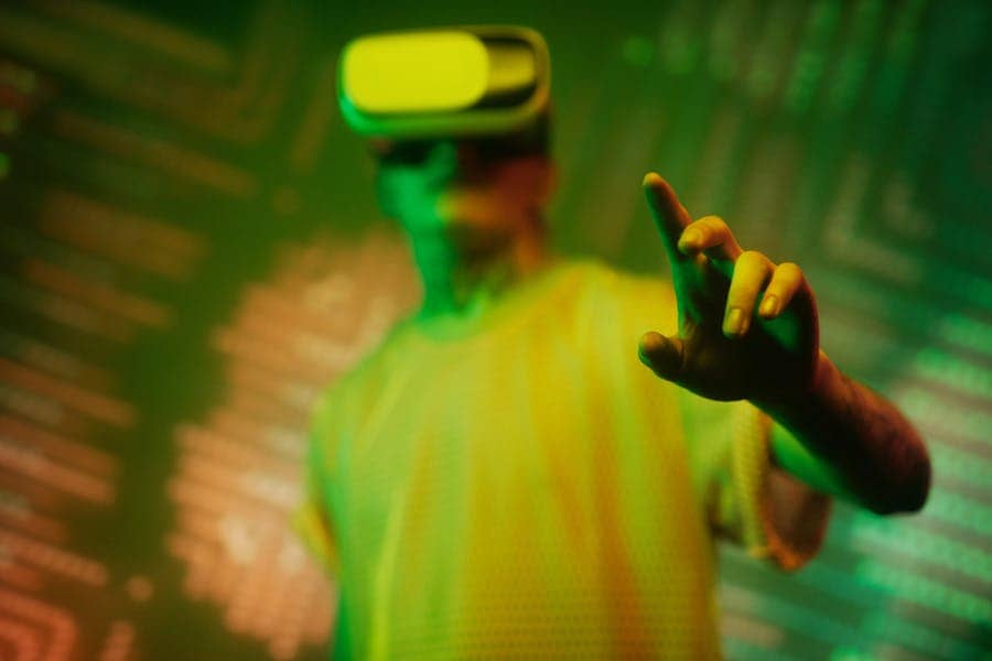 Produkte in einer digitalen Virtual-Reality-Umgebung